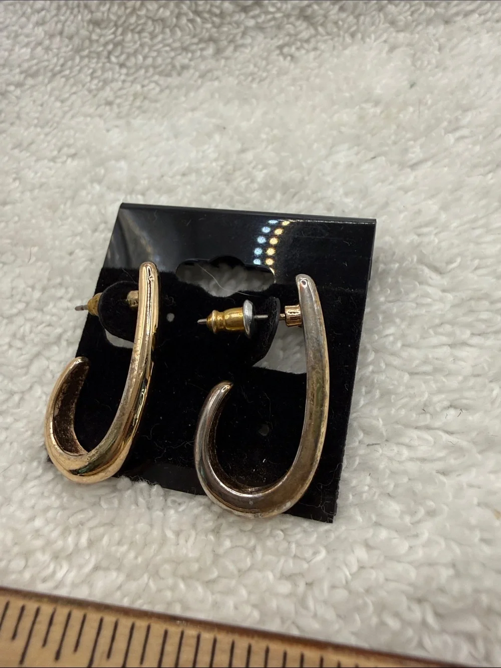 Liz Claiborne Gold & Silver Hoop Earring Set